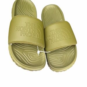 The North Face Army Green Slides size 8 NWTG